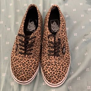 Cheetah print vans!!